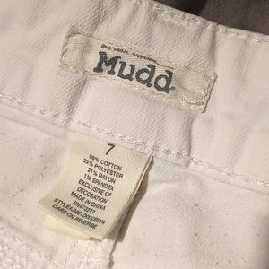 White Mudd Jean Shorts